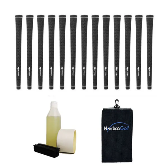 Karma Black Velvet Junior 0.540" Greppkit - 13 grepp, klämma, vätska, tejp, handduk