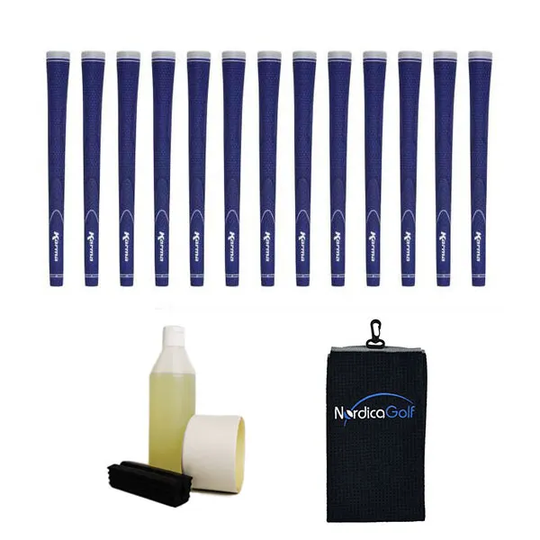 Karma Neion II Blue Greppkit - 13 grepp, klämma, vätska, tejp, handduk