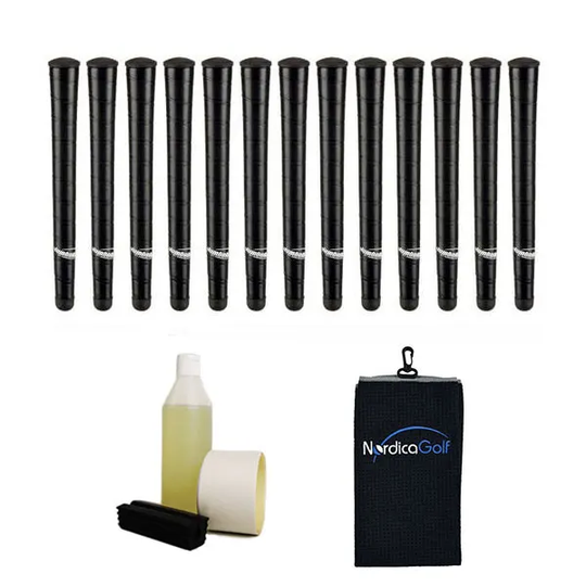 Jumbomax Large Black Greppkit - 13 grepp, klämma, vätska, tejp, handduk