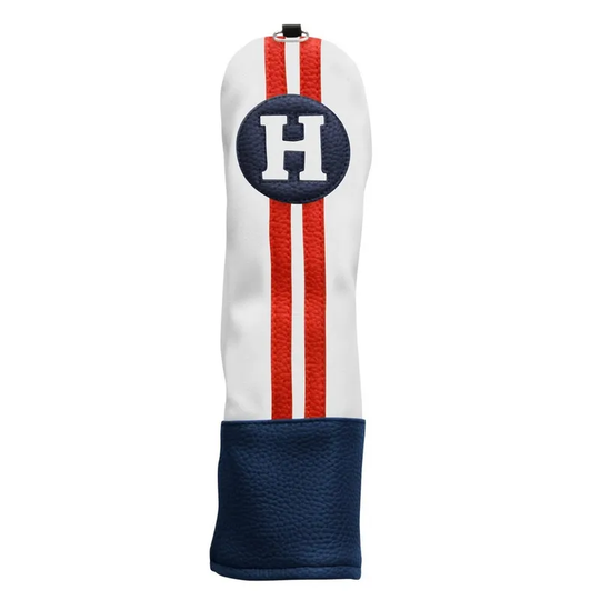 Sahara Retro Hybrid Headcover Röd/Vit/Blå