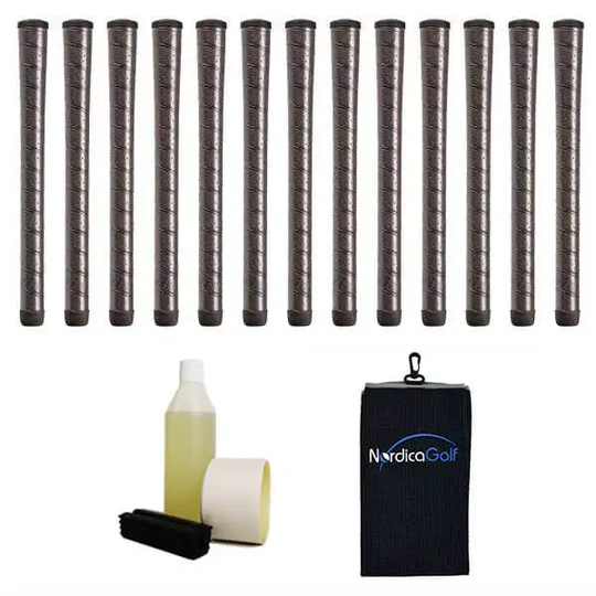 Winn Excel Soft Black Greppkit - 13 grepp, klämma, vätska, tejp, handduk