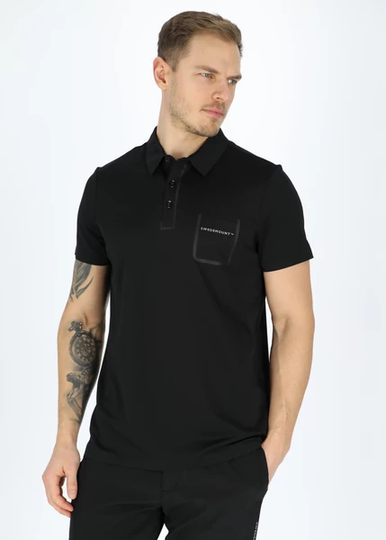 Eagle Piké, Black, L, Golfpikéer
