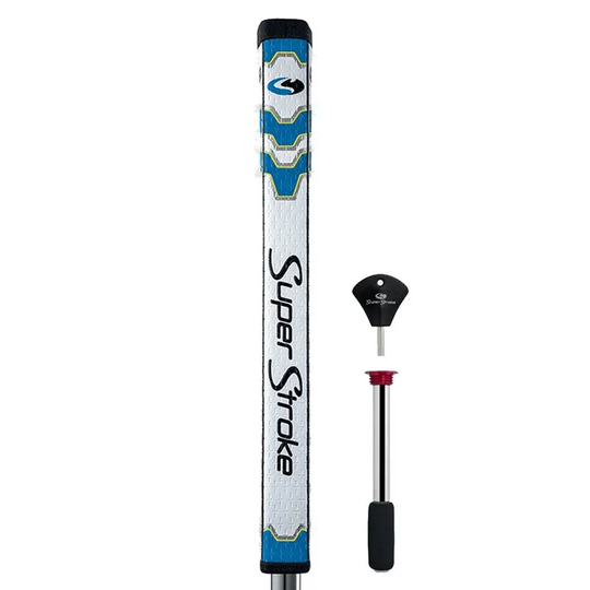 SuperStroke Countercore Pistol GT Tour White/Blue Pistol Putter Golfgrepp