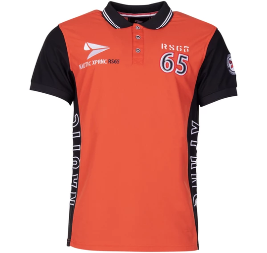 Pacific Piké, Pumpkin/Black, S, Golfpikéer