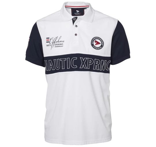 Baltic Sea Piké, White/Navy, S, Golfpikéer
