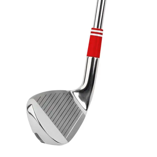 White Striped Iron Ferrulers White/Red - 12 Pack