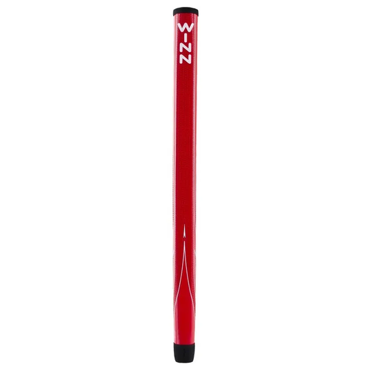 Winn Excel 15" Midsize Red Pistol Putter Golfgrepp