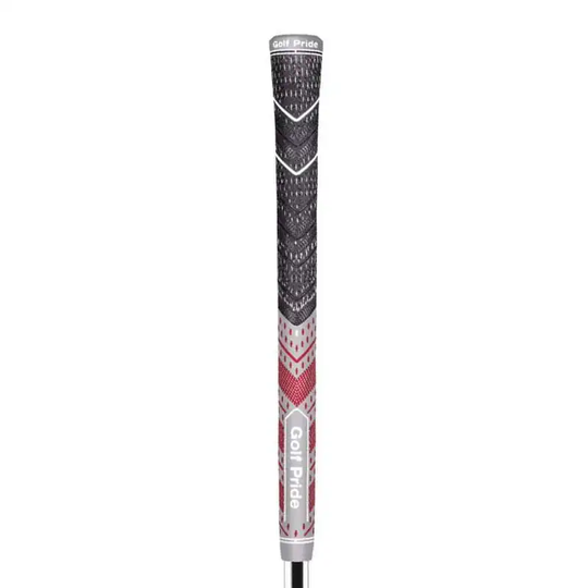 Golf Pride MCC Teams Plus4 Golf Grips -Standard-Gray/Red