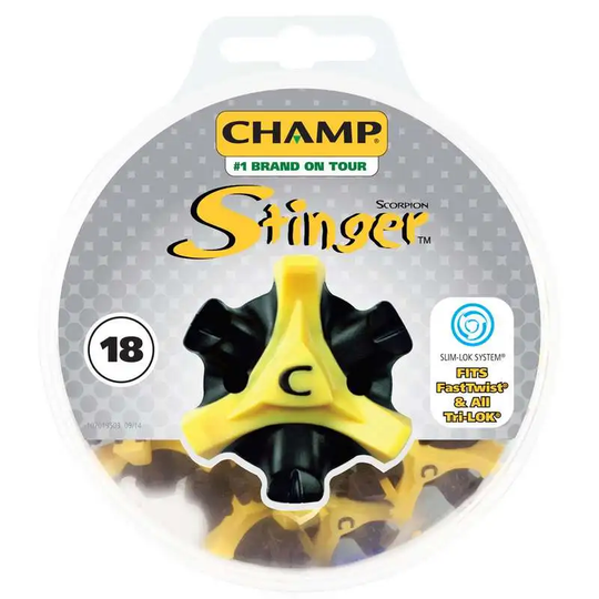 Golf-Spikes - Champ Scorpion Stinger Golf Spikes Slim-Lok