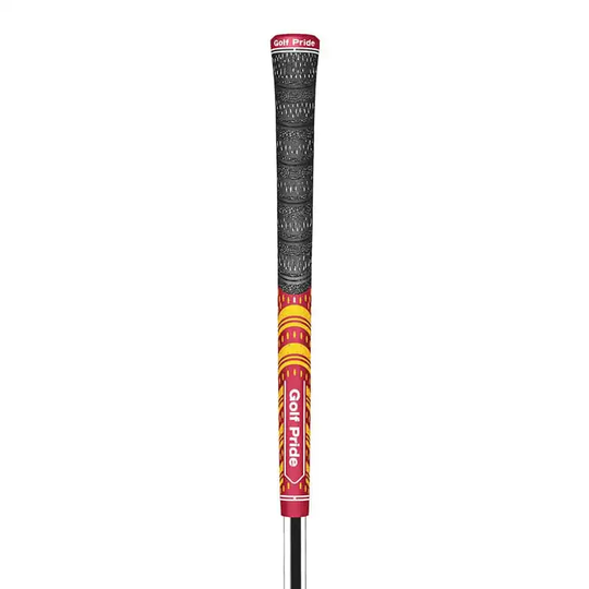 Golf Pride MCC Teams Golf Grips-Midsize-Dark Red/Yellow