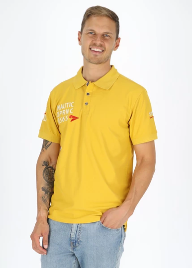 Skagen Piké, Yellow, M, Golfpikéer
