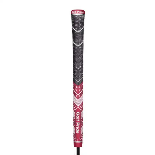 Golf Pride MCC Teams Plus4 Golf Grips -Standard-Dark Red/White